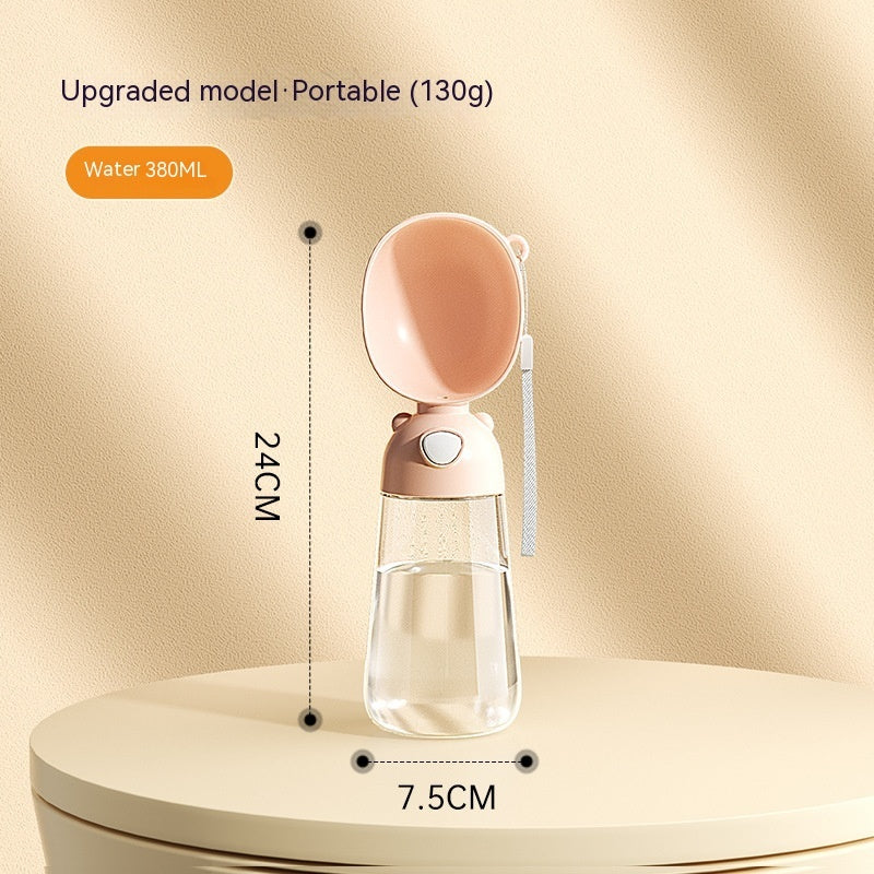 HKM-5375037 Portable Dog Water Bottle with Food and Water Container for Outdoor Travel and Feeding
