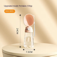 HKM-5375037 Portable Dog Water Bottle with Food and Water Container for Outdoor Travel and Feeding