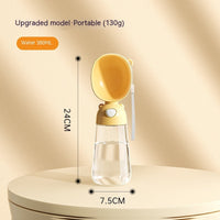 HKM-5375037 Portable Dog Water Bottle with Food and Water Container for Outdoor Travel and Feeding