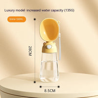 HKM-5375037 Portable Dog Water Bottle with Food and Water Container for Outdoor Travel and Feeding