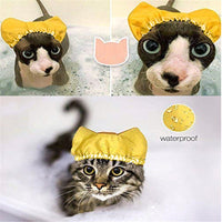 HKM-5376445 Waterproof Shower Caps for Pets – Canvas in Silver, Gold, Rose Red, S and M Sizes