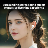 HKM-537747 YX30 True Wireless Earbuds with Active Noise Cancelling, Waterproof Design, and Built-in Microphone for Sports and Running