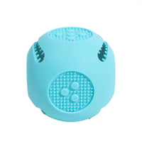 HKM-5377597 Durable Bite-Resistant Food-Grade Silicone Pet Toy Ball for Dogs and Cats, Molar Cleaning & Puzzle Design