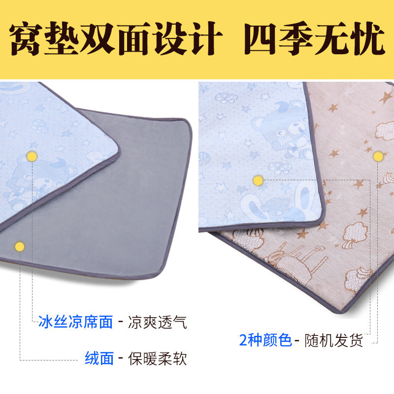 HKM-5379005 Lightweight Summer Cat Tent Bed - Four-Season Design in Durable Cloth, Multiple Colors Available
