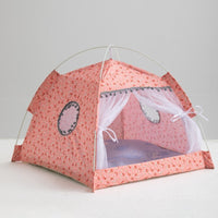 HKM-5379005 Lightweight Summer Cat Tent Bed - Four-Season Design in Durable Cloth, Multiple Colors Available
