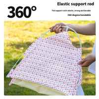 HKM-5379005 Lightweight Summer Cat Tent Bed - Four-Season Design in Durable Cloth, Multiple Colors Available