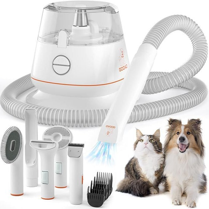 HKM-5380541 Multifunctional Pet Hair Conditioner Suit for Dogs - Orange ABS Material