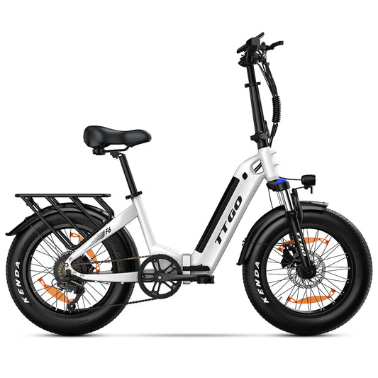HKM-538067 20-Inch Fat Tire Folding Electric Bike with Hydraulic Disc Brakes and 60 km Range