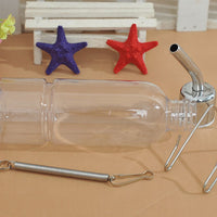 HKM-5380797 Stainless Steel Drinking Fountain for Small Animals - 180ml & 350ml Capacity Water Dispenser