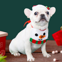 HKM-5382333 Christmas Elk Cotton Bib – Average Size, 65cm Length, Perfect for Holiday Celebrations