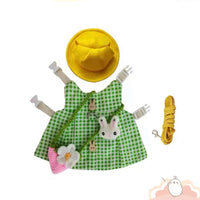 HKM-5383101 Cute Cotton Rabbit Harness and Leash Set for Small Pets