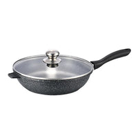 HKM-538451 18-Piece Aluminium Cookware Set with Marble Coating and Kitchen Accessories