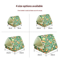 HKM-5384765 Cozy Rabbit Hutch and Pet House for Guinea Pigs & Hamsters in Various Colors and Sizes