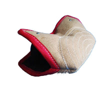 HKM-5385533 Double Handle Hemp Triangular Bite Training Target for Dogs - 33cm x 20cm x 14cm