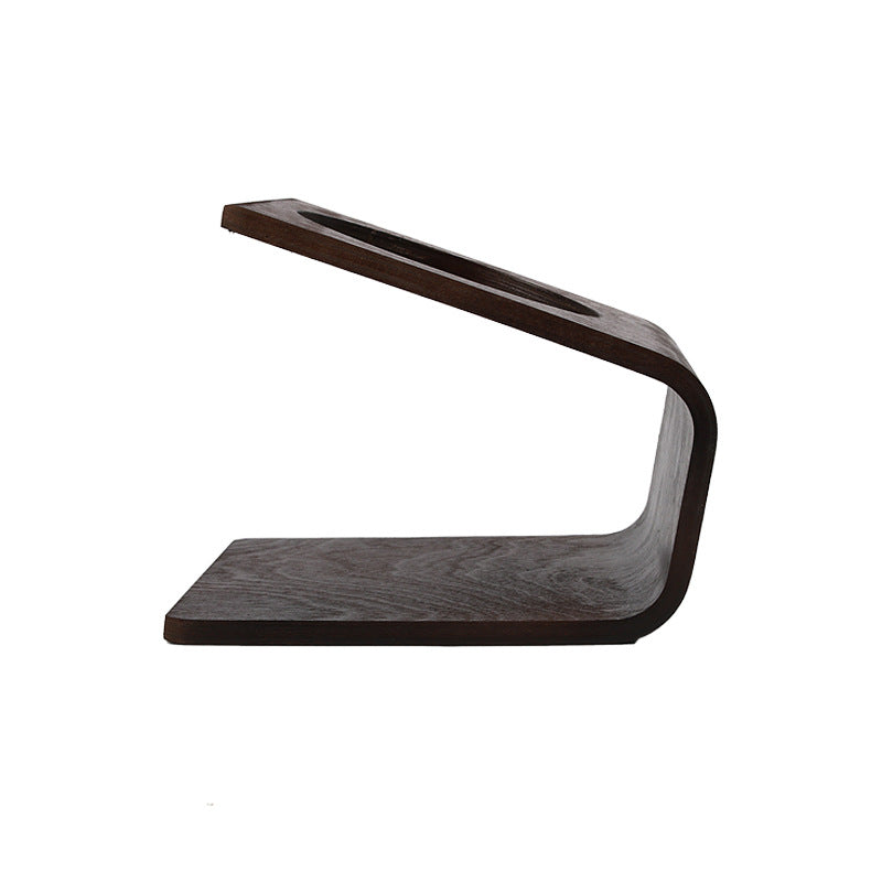 HKM-5386173 Wooden Pet Tilt Dish Rack for Convenient Feeding and Easy Access