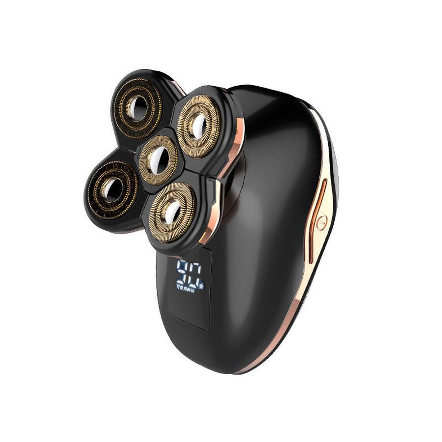 HKM-538643 LCD Digital Display Electric Shaver with IPX5 Waterproof Design, 90-Minute Battery Life, USB Charging