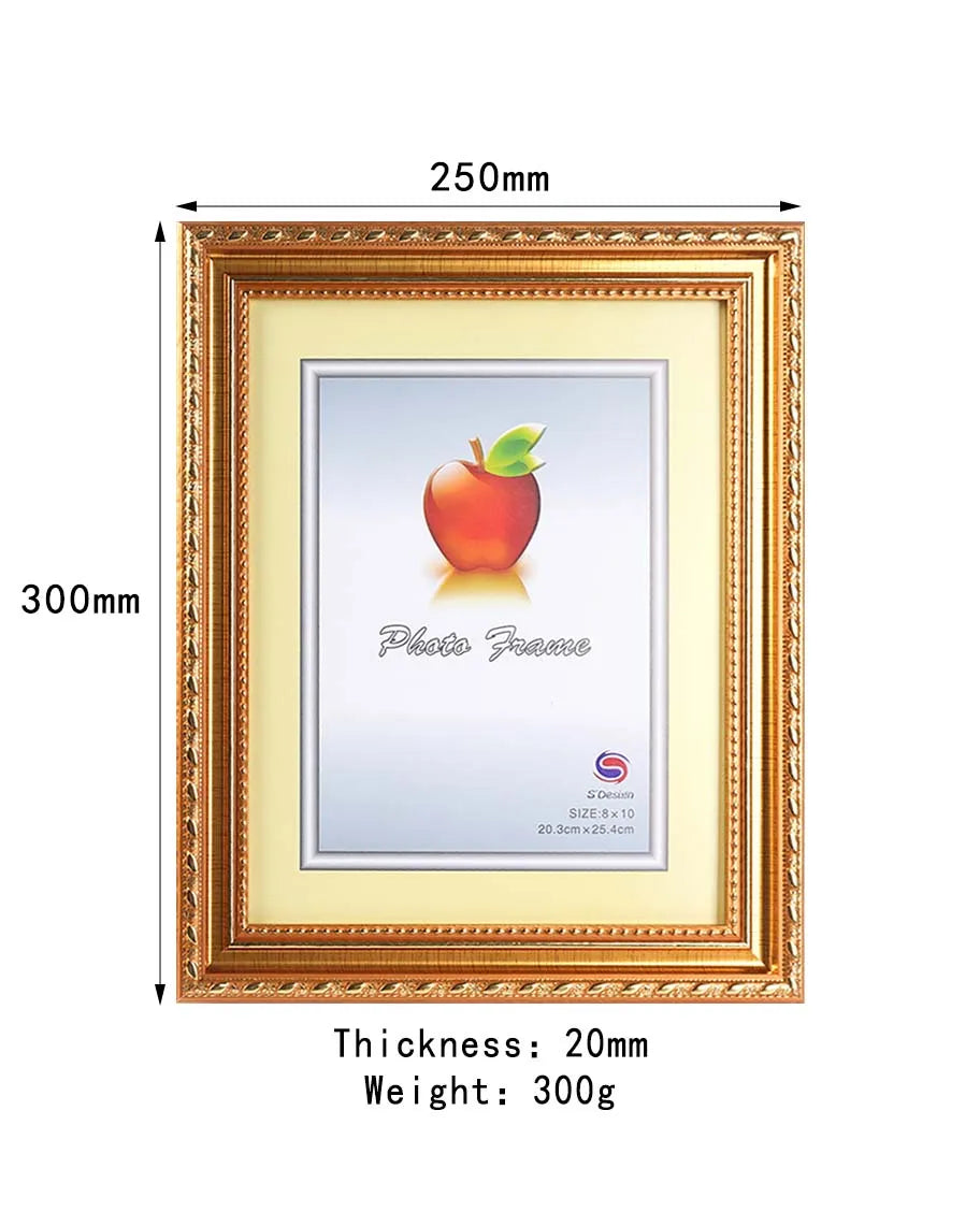 HKM-538771 Elegant Polystyrene Photo Frame for Family and Wedding Photos in Various Sizes (4x6, 5x7, 8x10, 4R, 5R, 6R, 8R, 10R, 11R, A4, 12x16, 12x18)