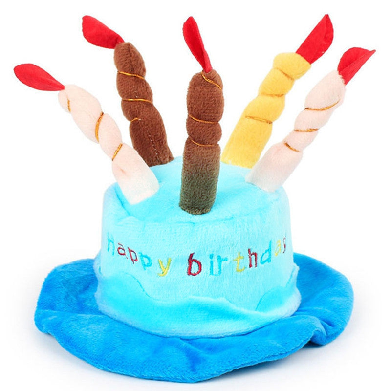 HKM-5387965 Adorable Dog Birthday Party Hat - Fun Accessory for Celebrating Your Dog's Special Day