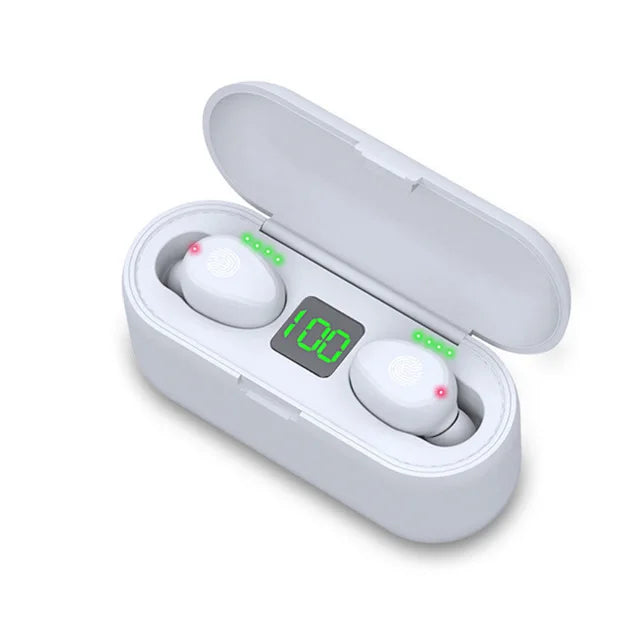 HKM-538899 Wireless TWS 5.1 Earbuds with Charging Box and Built-in Microphone for Sports