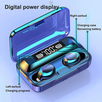 HKM-538899 Wireless TWS 5.1 Earbuds with Charging Box and Built-in Microphone for Sports