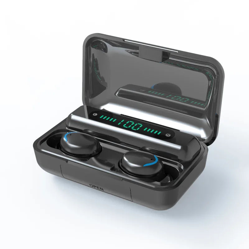 HKM-538899 Wireless TWS 5.1 Earbuds with Charging Box and Built-in Microphone for Sports