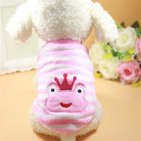 HKM-5391037 Adorable Wool Dresses for Puppies - Fall/Winter Collection with Embroidery Designs