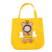 HKM-5392701 Adorable Open Head Canvas Shoulder Bag for Cats and Dogs, Multiple Patterns Available