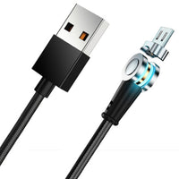 HKM-539283 Three-in-One Magnetic Data Charging Cable - Compatible with 8PIN, Micro USB, and Type-C, 1m Length