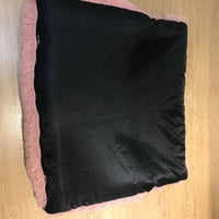 HKM-5394493 Removable and Washable Plush Cotton Pet Nest with Gradient Gray and Leather Powder Options