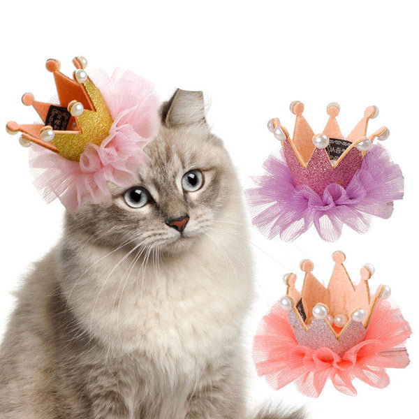 HKM-5394621 Fairy Pet Hat with Crown Options for All Seasons