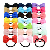 HKM-539475 Fashionable Children's Bow Hair Circle for Girls - Soft Elastic Hoop, 4.5cm Diameter
