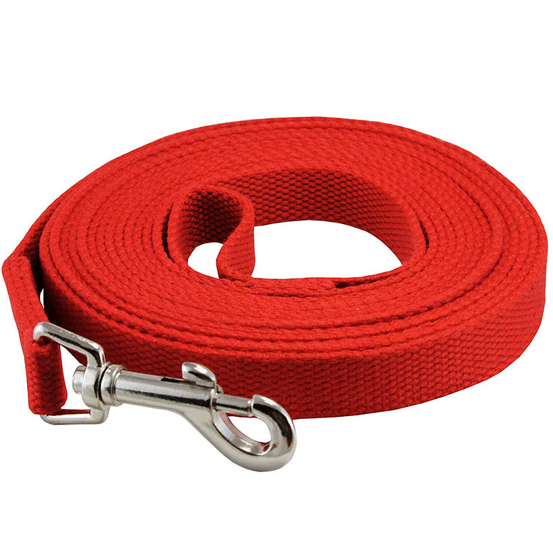 HKM-5396029 Durable Pet Training Nylon Traction Rope with Stainless Steel Bolt Buckle - 2m Long