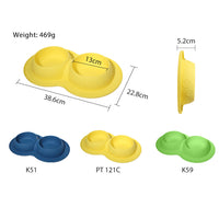 HKM-5396413 Dual-Sided Non-Slip Waterproof Silicone Mat for Pet Bowls and Feeders