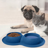 HKM-5396413 Dual-Sided Non-Slip Waterproof Silicone Mat for Pet Bowls and Feeders