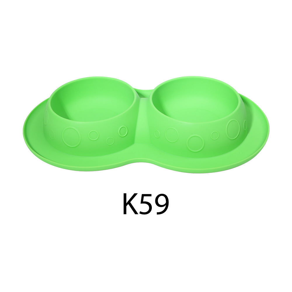 HKM-5396413 Dual-Sided Non-Slip Waterproof Silicone Mat for Pet Bowls and Feeders