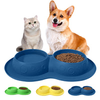 HKM-5396413 Dual-Sided Non-Slip Waterproof Silicone Mat for Pet Bowls and Feeders