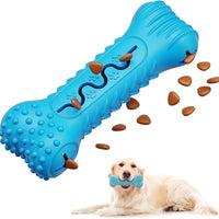 HKM-5397693 Durable Bone-Shaped Chew Toy for Aggressive Chewers – Natural Rubber Dog Dental Care & Puzzle Treat Dispenser