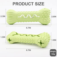 HKM-5397693 Durable Bone-Shaped Chew Toy for Aggressive Chewers – Natural Rubber Dog Dental Care & Puzzle Treat Dispenser