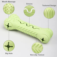 HKM-5397693 Durable Bone-Shaped Chew Toy for Aggressive Chewers – Natural Rubber Dog Dental Care & Puzzle Treat Dispenser