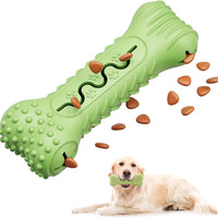 HKM-5397693 Durable Bone-Shaped Chew Toy for Aggressive Chewers – Natural Rubber Dog Dental Care & Puzzle Treat Dispenser