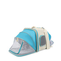 HKM-5398461 Expandable Portable Cat Backpack for Outdoor Camping, Fits Cats Up to 9 kg, Medium Hard Nylon Materials