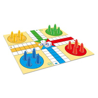 HKM-539859 3 in 1 Educational Snakes Ladders, Ludo, and Flying Chess Games Toy Set for Kids