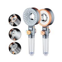 HKM-539923 Modern Chrome Shower Head with Waterfall and Rainfall Features