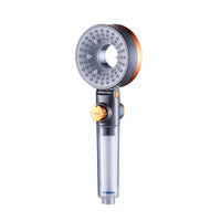 HKM-539923 Modern Chrome Shower Head with Waterfall and Rainfall Features