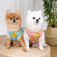 HKM-5401789 Personalized Cotton Camisole for Dogs in Pink and Blue, Sizes XS to XXL
