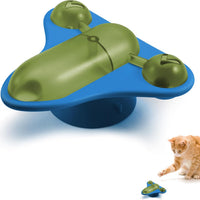 HKM-5403453 Interactive Pet Puzzle Toy with Snack Dispenser, Catnip & Bell for Cats and Small Dogs