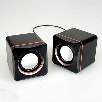 HKM-540371 Compact Model 700B Square Computer Speakers for Enhanced Audio Experience