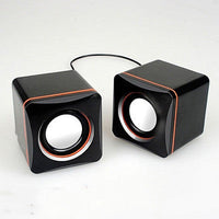 HKM-540371 Compact Model 700B Square Computer Speakers for Enhanced Audio Experience