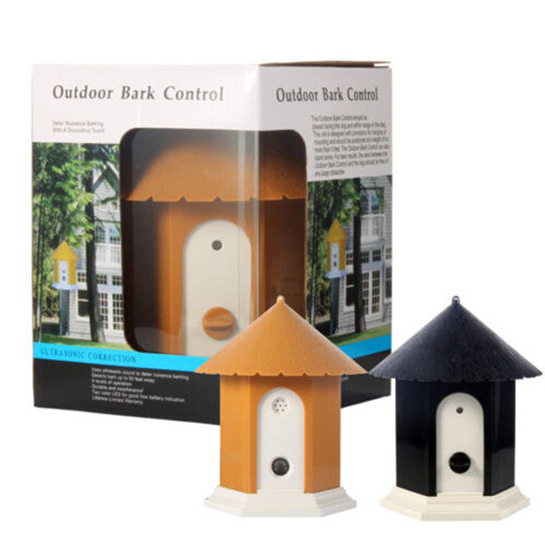 HKM-5405245 Ultrasonic Bark Control Device for Outdoor Use - Waterproof and Durable, 3 Sensitivity Levels