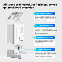 HKM-5405757 Wireless Smart Automatic Pet Feeder with WiFi and Video for Cats